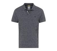 camel active Herren Kurzarm Poloshirt Regular Fit Dunkelgrau, Menswear-L