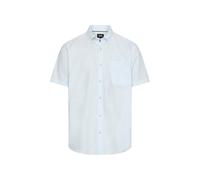 camel active Herren Kurzarmhemd aus Leinenmix Himmelblau, Menswear-XXL