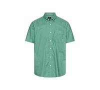 camel active Herren Kurzarmhemd aus Leinenmix Lagunengrün, menswear-3XL