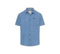 camel active Herren Kurzarmhemd aus Reiner Baumwolle Himmelblau, Menswear-M