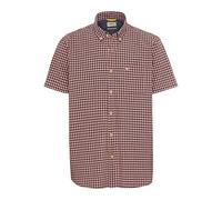 camel active Herren Kurzarmhemd aus Reiner Baumwolle Rot, Menswear-S