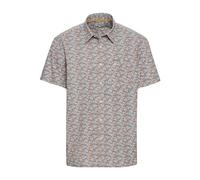 camel active Herren Kurzarmhemd mit Allover-Print Mehrfarbig Menswear-S