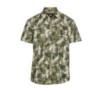 Camel Active Kurzarmhemd Herren mit Strukturmuster dusty khaki Größe XL