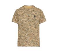 camel active - Kurzarmshirt mit geripptem Kragen agave green - Gr. - M