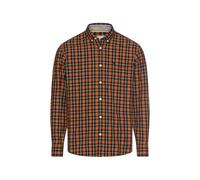 camel active Herren Langarm Hemd aus Reiner Baumwolle Zimt, Menswear-S