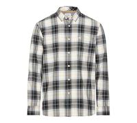 camel active Herren Langarm Hemd im Karomuster aus Reiner Baumwolle Schwarz-Weiß, Menswear-XXL