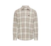 Langarmhemd CAMEL ACTIVE, Herren, Gr. 3XL, N-Gr, stormy blau, Web, Obermaterial: 100% Baumwolle, kariert, normal hüftbedeckend, Rundhals, 2-Knopf-Manschette, Hemden (31060714-XXXL) stormy blau