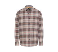 Karohemd CAMEL ACTIVE, Herren, Gr. XXL, N-Gr, brick orange, Web, Obermaterial: 98% Baumwolle, 2% Elasthan, kariert, regular fit hüftbedeckend, Rundhals, 2-Knopf-Manschette, Hemden Karohemd, im Karo-Lo