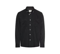 Langarmhemd mit Brusttasche Blau XL