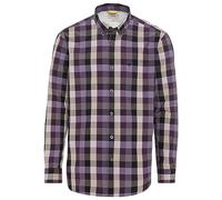 camel active Herren Karo-Hemd Hemd, Lavender, L EU