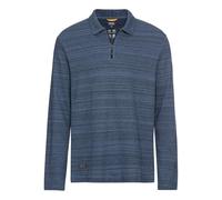camel active Herren Langarm Poloshirt mit Cooling Effekt Blau, Menswear-S
