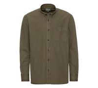 camel active Herren Langarmhemd aus Baumwolle | Atmungsaktives Langarm Hemd mit Button-down-Kragen und Brusttasche aus reiner Baumwolle