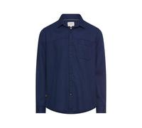 camel active - Langarmhemd aus reiner Baumwolle dark navy - Gr. - M