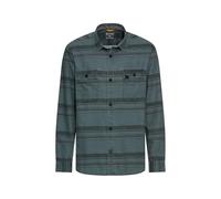 camel active Herren Langarmhemd aus Reiner Baumwolle Tintenblau, menswear-3XL