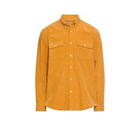 camel active Herren Langarmhemd mit aufgesetzten Taschen Gelb, Menswear-M