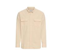 camel active Herren Langarmhemd mit aufgesetzten Taschen Hafer, Menswear-S