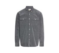 camel active Herren Langarmhemd mit aufgesetzten Taschen Tintenblau, Menswear-M