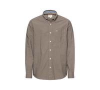 Langarmhemd CAMEL ACTIVE, Herren, Gr. 3XL, N-Gr, deep oliv, Web, Obermaterial: 100% Baumwolle, kariert, normal hüftbedeckend, Rundhals, 2-Knopf-Manschette, Hemden Langarmhemd, kariert, mit Button-Down