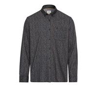 camel active Herren Langarmhemd mit Minimal-Print Schwarz, Menswear-L