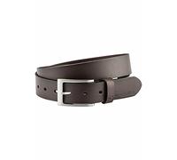 camel active Herren Ledergürtel aus 100% Rindsleder Dunkelbraun, menswear-M