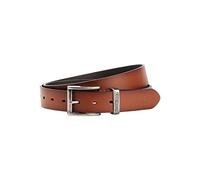 camel active Herren Ledergürtel - Hochwertiges Echtleder, 3,5 cm breit - Perfekt für Hosen, Jeans und Anzüge Cognac menswear-4XL