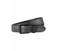 camel active Herren Ledergürtel mit anpassbarer Länge Schwarz, menswear-XL