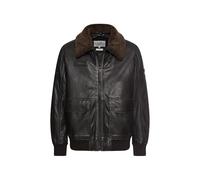 camel active Herren Lederjacke mit Innentaschen Schwarz, menswear-54