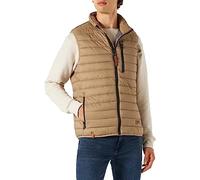camel active Herren leichte Stepp-Weste mit Einschubtaschen Braun