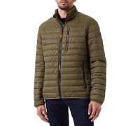 Camel Active Herren Leichte Steppjacke Ohne Kapuze Jacke, Dunkelgrün, 114 EU