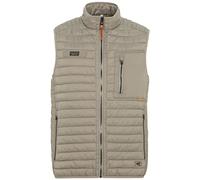 camel active Herren Leichte Steppweste aus recyceltem Polyamid Khaki, menswear-58