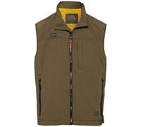 camel active Herren Leichte Weste aus recyceltem Polyester Olive, menswear-48