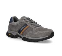 camel active Herren Low-Top Sneaker, Männer Halbschuhe,Wechselfußbett,schnürschuhe,schnürer,Business,Freizeit,hellgrau/blau,46 EU