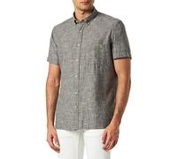 Camel Active 409212-1S22 Meliertes Kurzarmhemd Aus Reiner Baumwolle shadow grey S