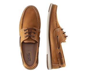 camel active Herren Mokassins aus echtem Leder Braun menswear-42
