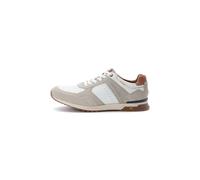 Camel Active Herrenschnürschuhe Wechselfußbett flexibel Offweiss/Braun Größe 46