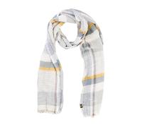 camel active Herren Multicolour Webschal aus Baumwoll-Twill Sonnengelb, menswear-OS