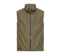 camel active Herren Outdoor Weste aus wasserabweisendem Material Olivgrün, menswear-M
