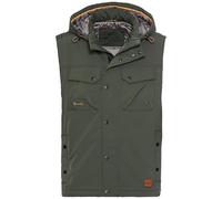 camel active Herren Outdoor Weste mit abnehmbarer Kapuze Grün, menswear-68