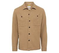 camel active Herren Overshirt aus einem Leinen-Baumwollmix Braun, Menswear-S