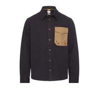 camel active Herren Overshirt aus Reiner Baumwolle