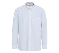 camel active Herren Oxford Streifenhemd aus nachhaltigem Organic Cotton Blau-Weiß menswear-5XL