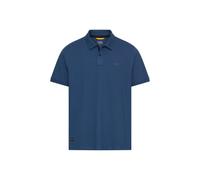 camel active Herren Polo-Shirt Blau ? Kurzarm Poloshirt aus Baumwolle mit Stretch ? Casual Freizeit Polo 5XL