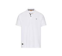 camel active Herren Poloshirt mit Druckknöpfen Weiß, Menswear-XL
