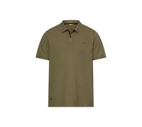 camel active Herren Poloshirt mit Kontrastdetails Olivgrün, Menswear-L