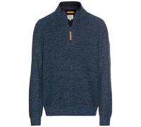 camel active Herren Pullover aus einem Baumwollmix Blau Menswear-S