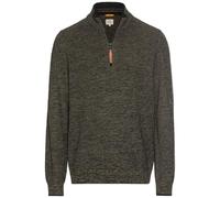 camel active Herren Pullover aus einem Baumwollmix Dunkel Khaki Menswear-M