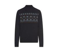 camel active Pullover Herren Regular Fit Wolle blau Norweger, 3XL