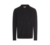 Camel Active Strickpullover Herren Rundhals 100% Polyester meliert Asphalt Größe 4XL hüftbedeckend