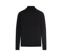 camel active Herren Rollkragen-Pullover aus Reiner Baumwolle Schwarz, Menswear-L