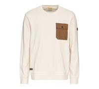 camel active Herren Rundhals Sweatshirt mit Brusttasche Creme Menswear-M